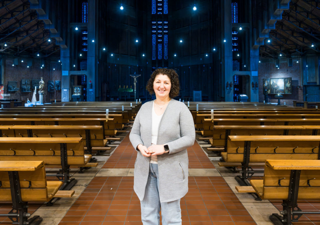 Maria Alaimo di Loro in der St.-Antonius-Kirche in Wuppertal-Barmen.